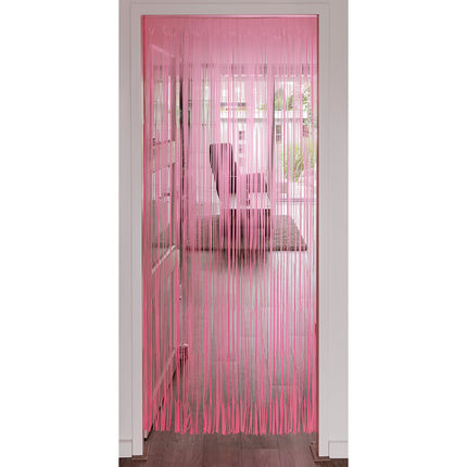 Feestbazaar Deurgordijn Folie Neon Roze