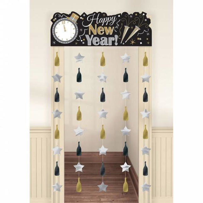 Feestbazaar Deurgordijn Happy New Year
