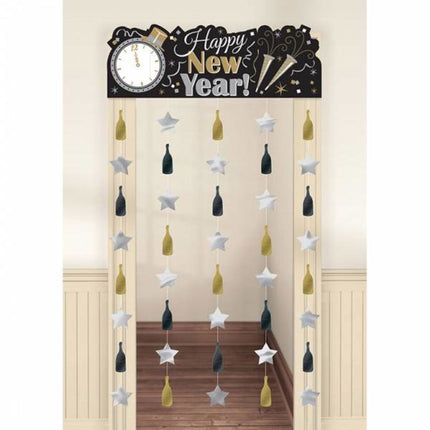 Feestbazaar Deurgordijn Happy New Year