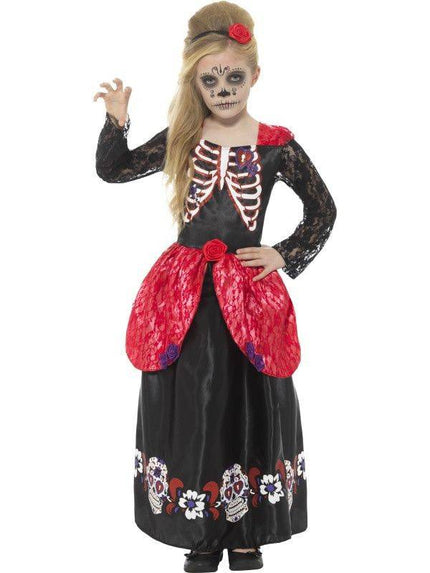 Feestbazaar Dia De Los Muertos Meisje Kostuum