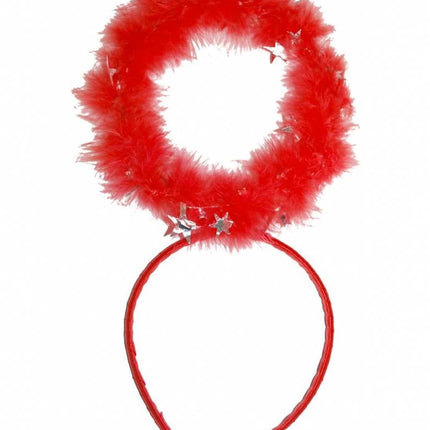 Feestbazaar Diadeem Aureool rood