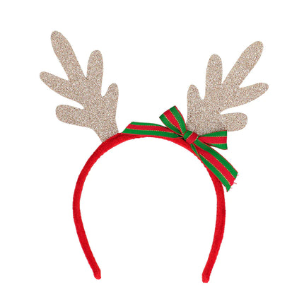 Feestbazaar Diadeem Golden Reindeer