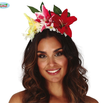 Feestbazaar Diadeem Met Bloemen
