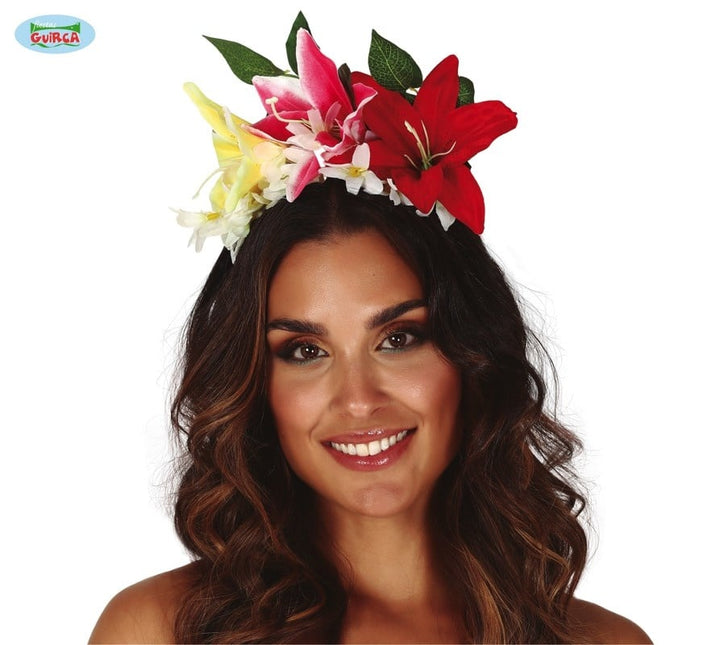 Feestbazaar Diadeem Met Bloemen
