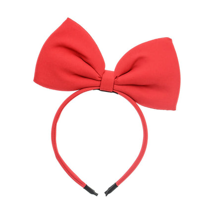 Feestbazaar Diadeem met Strik Rood