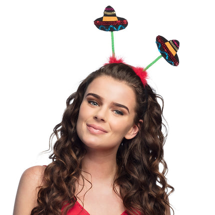 Feestbazaar Diadeem Mexicaanse Sombrero