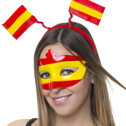 Feestbazaar Diadeem Spaanse Vlaggetjes