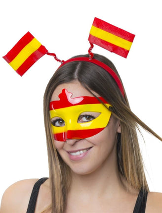 Feestbazaar Diadeem Spaanse Vlaggetjes