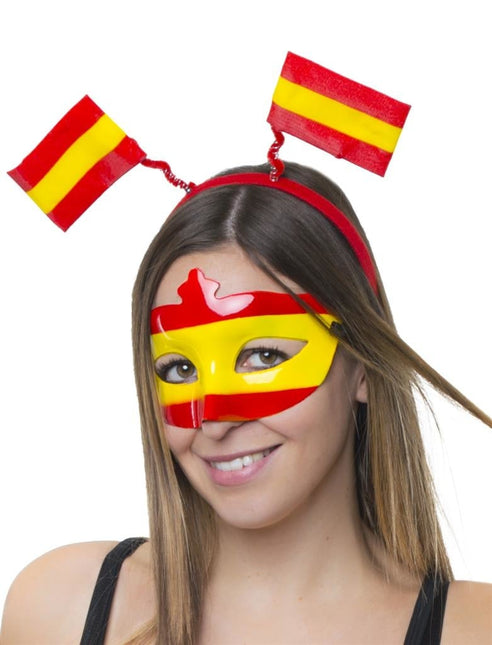 Feestbazaar Diadeem Spaanse Vlaggetjes