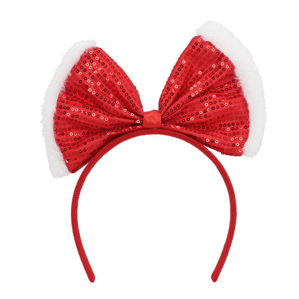 Feestbazaar Diadeem Sweetie Pailletten Rood