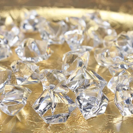 Feestbazaar Diamant Decoratiestenen Kristalhelder (50st)