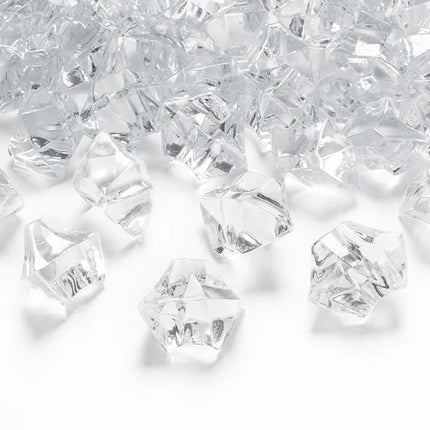 Feestbazaar Diamant Decoratiestenen Kristalhelder (50st)
