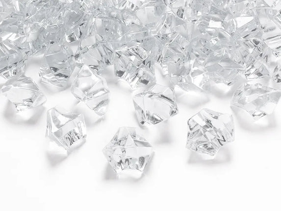 Feestbazaar Diamant Decoratiestenen Kristalhelder (50st)