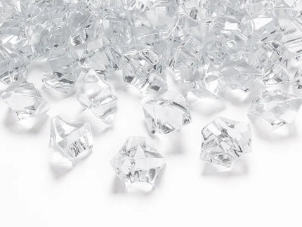 Feestbazaar Diamant Decoratiestenen Kristalhelder (50st)
