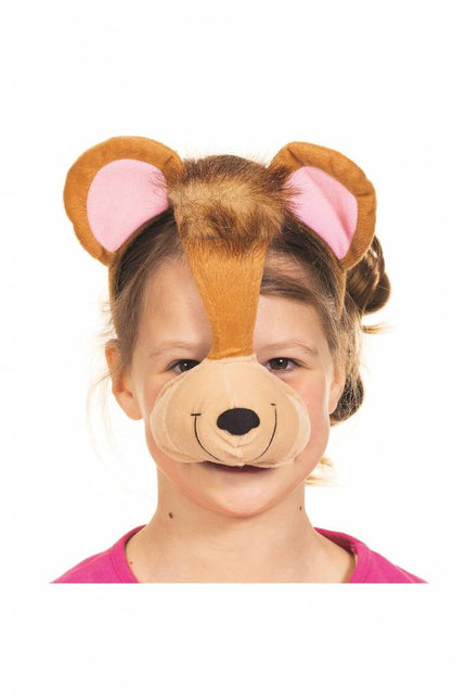 Feestbazaar Dierenmasker Aap met geluid
