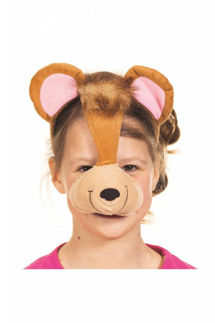 Feestbazaar Dierenmasker Aap met geluid