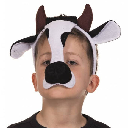 Feestbazaar Dierenmasker Koe met geluid