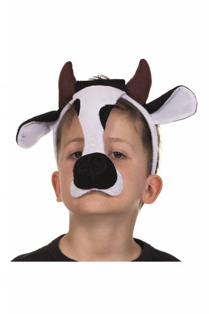Feestbazaar Dierenmasker Koe met geluid