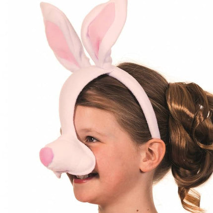 Feestbazaar Dierenmasker Konijn met geluid