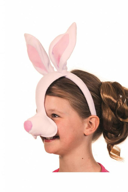 Feestbazaar Dierenmasker Konijn met geluid