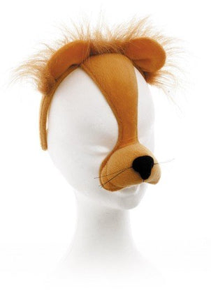 Feestbazaar Dierenmasker Leeuw met geluid