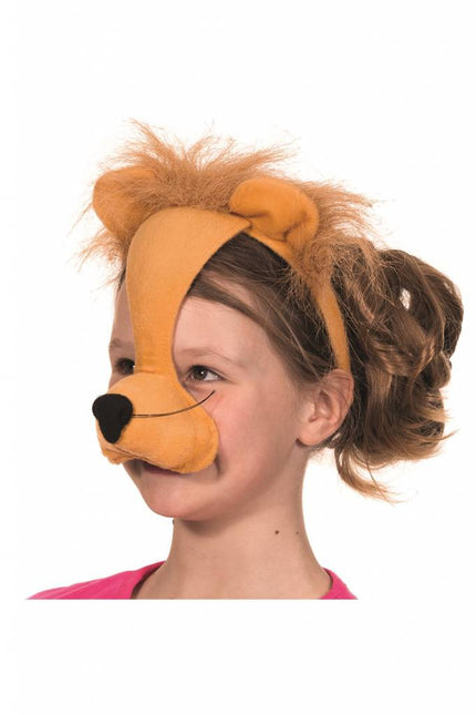 Feestbazaar Dierenmasker Leeuw met geluid