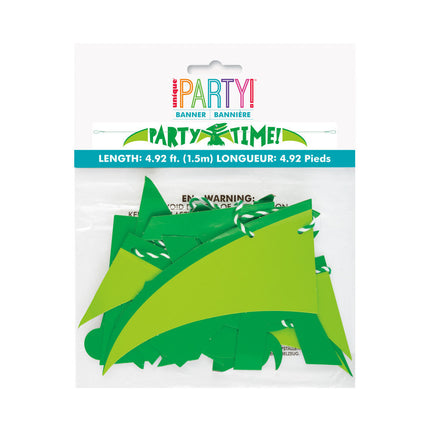 Feestbazaar Dino Letterslinger Party Time 1,53m