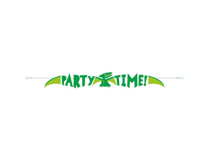 Feestbazaar Dino Letterslinger Party Time 1,53m