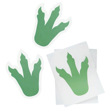 Feestbazaar Dino Pootafdruk Stickers Roarsome (6st)