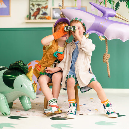 Feestbazaar Dino Triceratops Folieballon 93cm