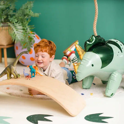 Feestbazaar Dino Triceratops Folieballon 93cm
