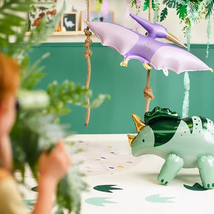 Feestbazaar Dino Triceratops Folieballon 93cm