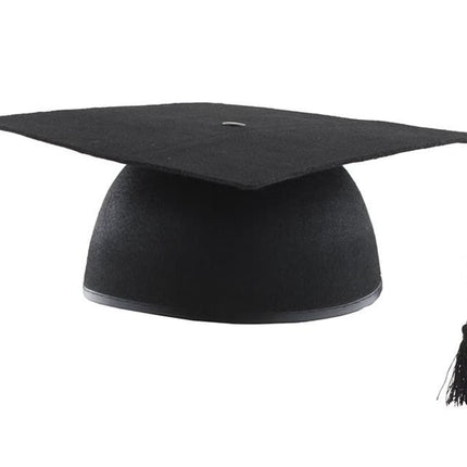 Feestbazaar Diploma Hoed Kind Zwart