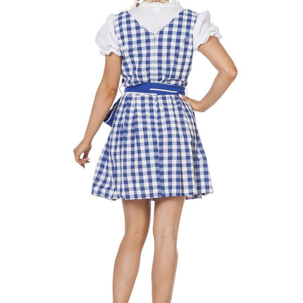 Feestbazaar Dirndl Brigitte blauw