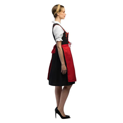 Feestbazaar Dirndl Frau Fischer Rood
