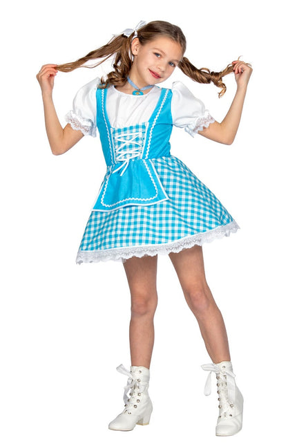 Feestbazaar Dirndl Jurk Aqua Meisje Elise