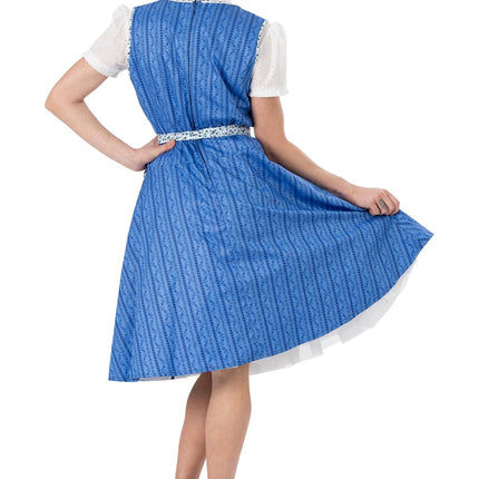 Feestbazaar Dirndl Jurk Heike Blauw