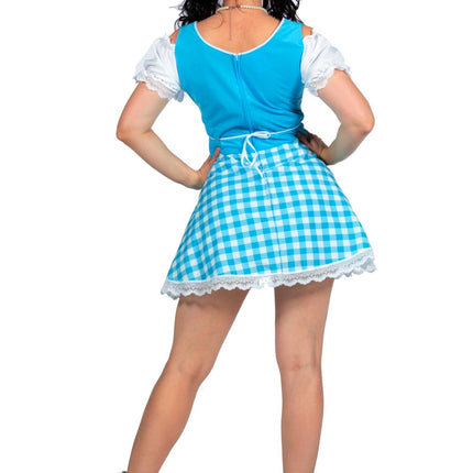 Feestbazaar Dirndl Jurk Vrouw Aqua Valerie