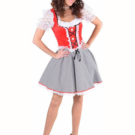 Feestbazaar Dirndl Nicky rood populair