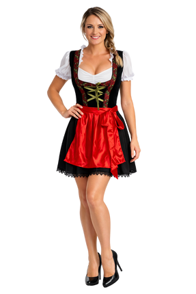 Feestbazaar Dirndl Rood Belle