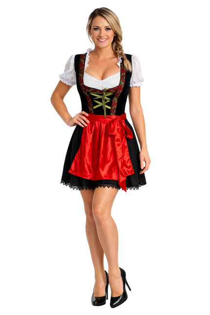 Feestbazaar Dirndl Rood Belle