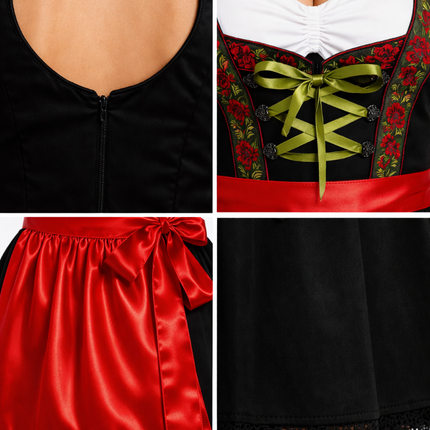 Feestbazaar Dirndl Rood Belle