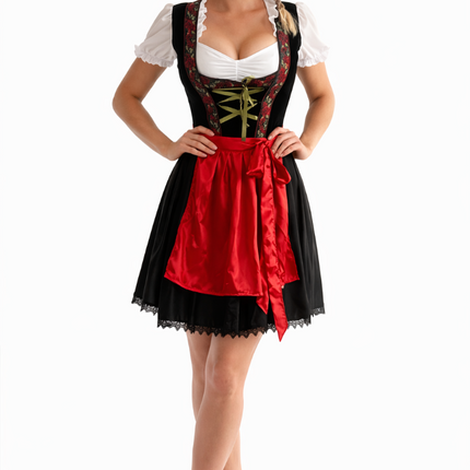 Feestbazaar Dirndl Rood Belle