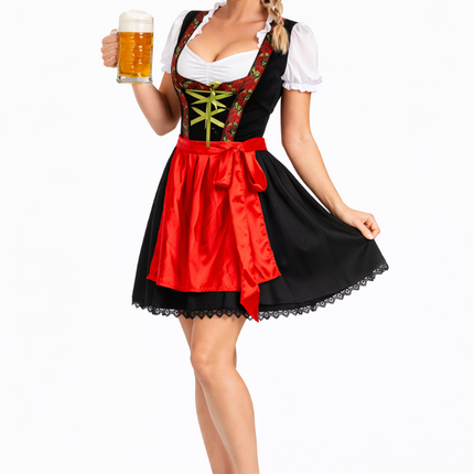 Feestbazaar Dirndl Rood Belle