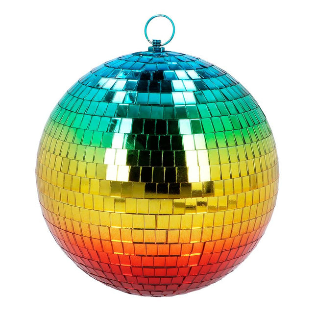 Feestbazaar Disco Bal Regenboog (20cm)