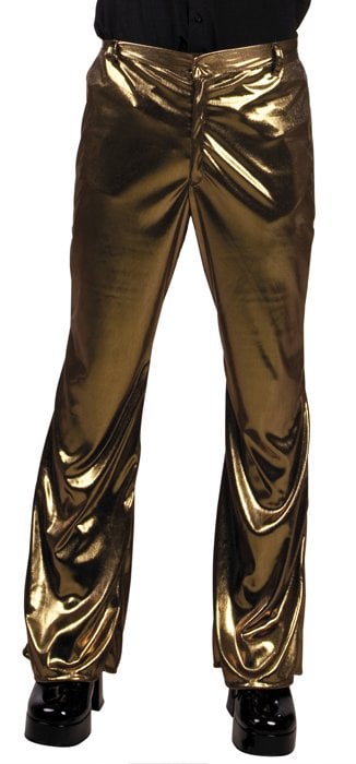 Feestbazaar Disco broek goud