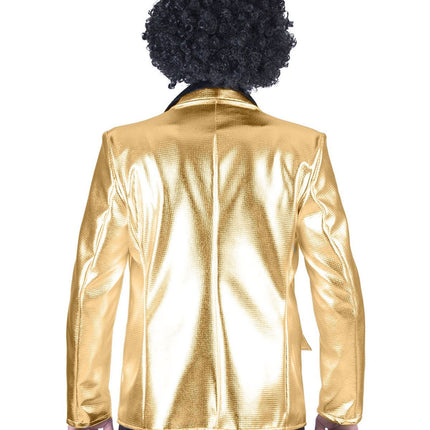 Feestbazaar Disco colbert goud man