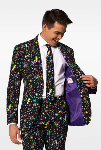 Feestbazaar Disco Dude Pak Volwassenen Opposuits