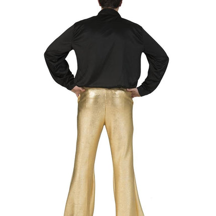 Feestbazaar Disco Fever Broek Goud Heren