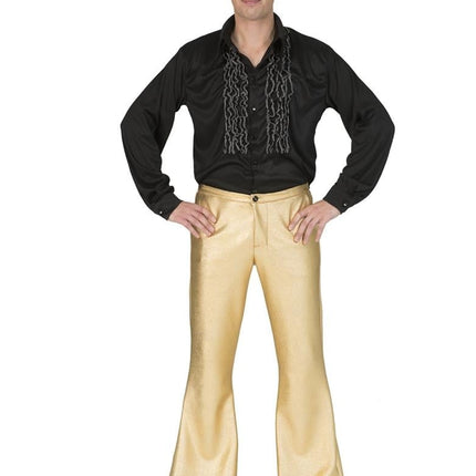 Feestbazaar Disco Fever Broek Goud Heren
